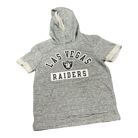 Las Vegas Raiders Boys Terry Hoodie M-8 - Picture 3 of 4